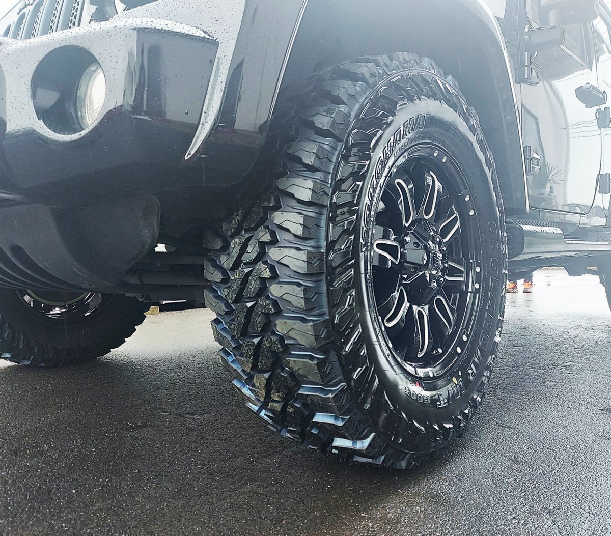 JK JL ラングラー チェロキー RAV4 LEXXEL Balano ヨコハマ ジオランダー MT G003 265/65R17 265/70R17 285/70R17 タイヤホイール17インチ拍卖