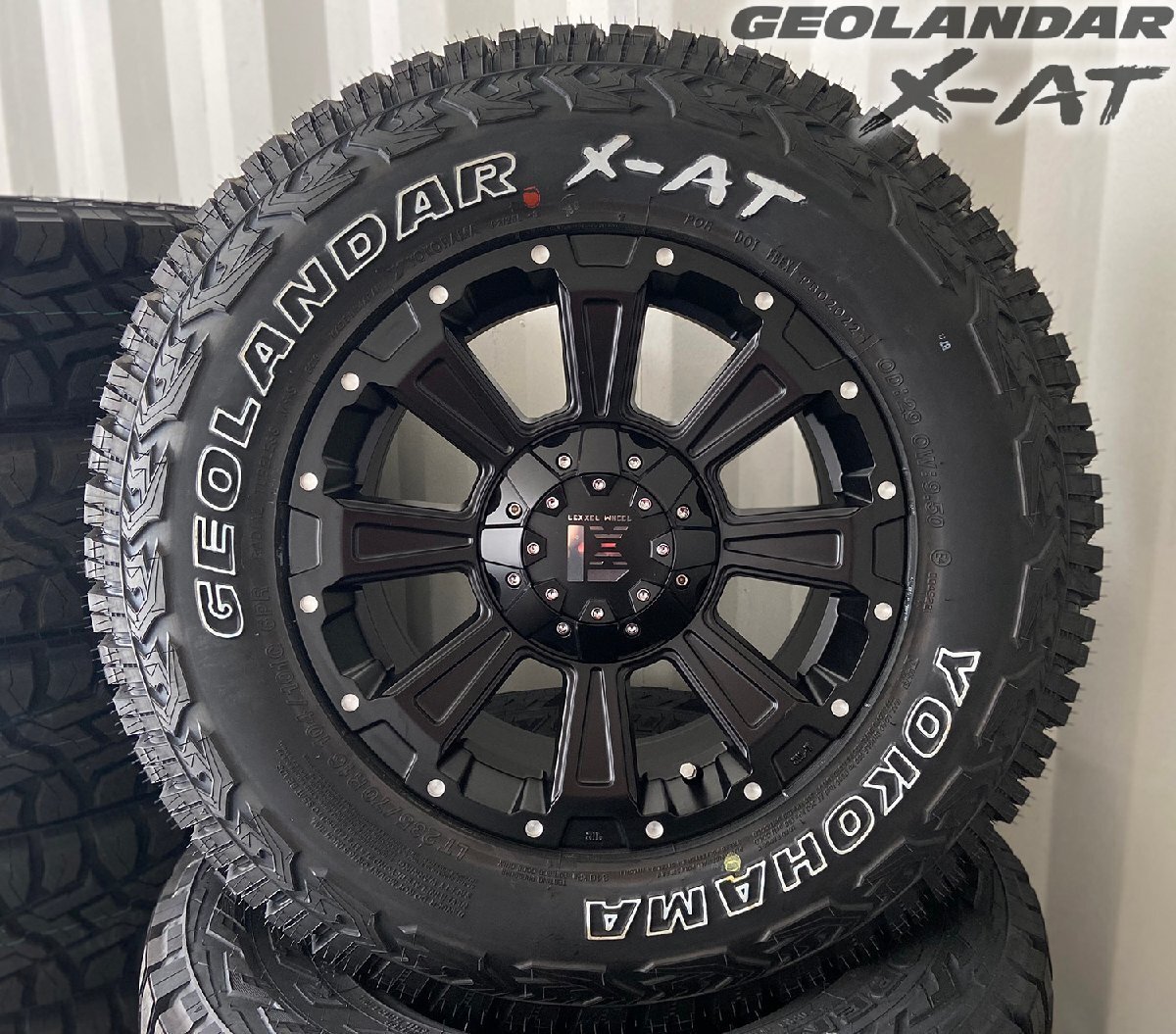 トヨタ RAV4 タイヤホイールセット 16インチ ヨコハマ ジオランダー X-AT【235/70R16】or【245/70R16】LEXXEL DeathRock拍卖