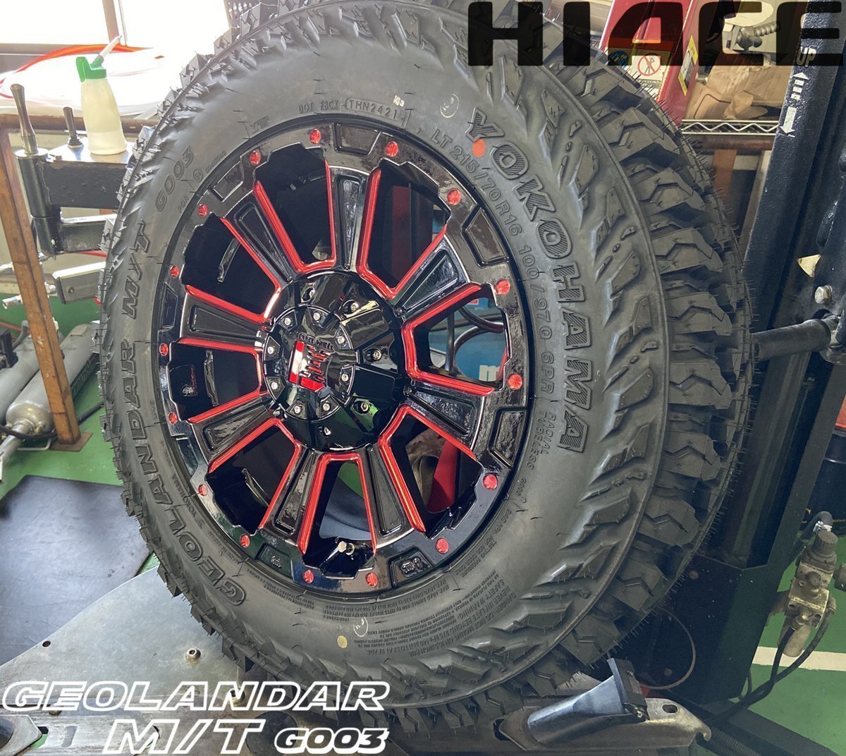 デリカD5 X-TRAIL LEXXEL DeathRock ヨコハマ ジオランダー MT G003 215/70R16 タイヤホイール16インチ 新品4本セット拍卖