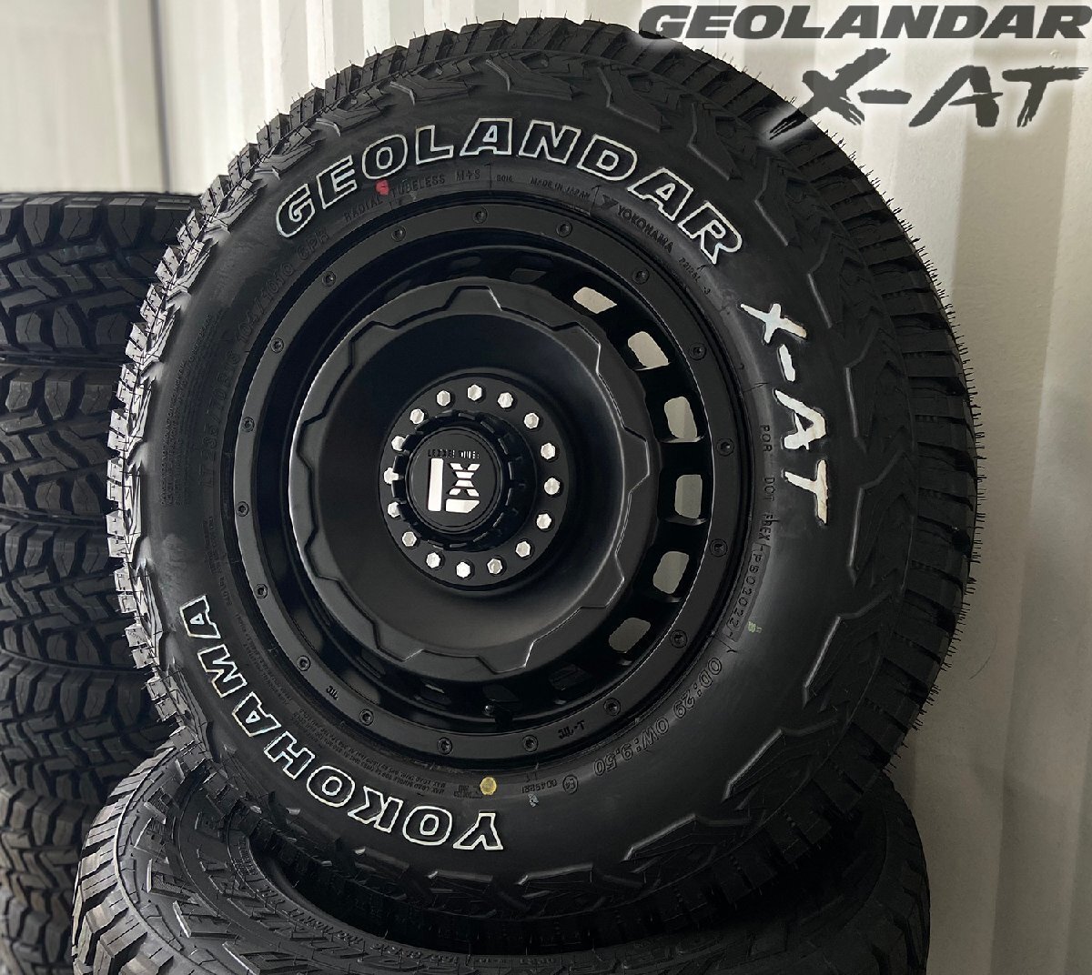 【新品】デリカD5 RAV4 ヨコハマ ジオランダーX-AT 235/70R16 タイヤホイールセット 16インチ LEXXEL SwaGGer拍卖