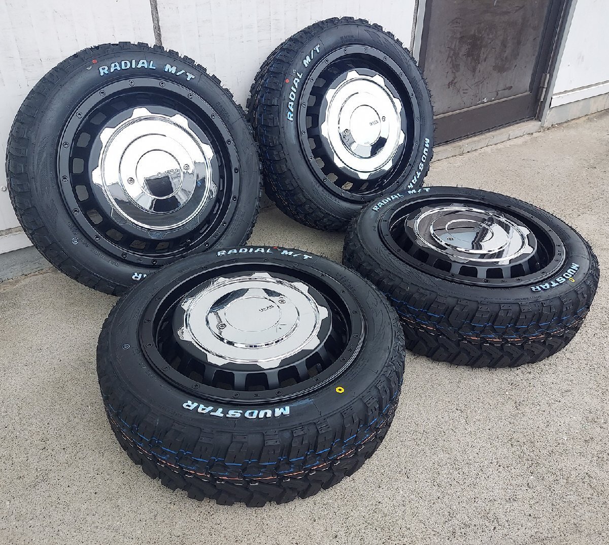 クロスビー アクア ルーミー トール LEXXEL SwaGGer Mudstar Radial MT 175/60R16 タイヤホイール 16インチ ホワイトレター拍卖