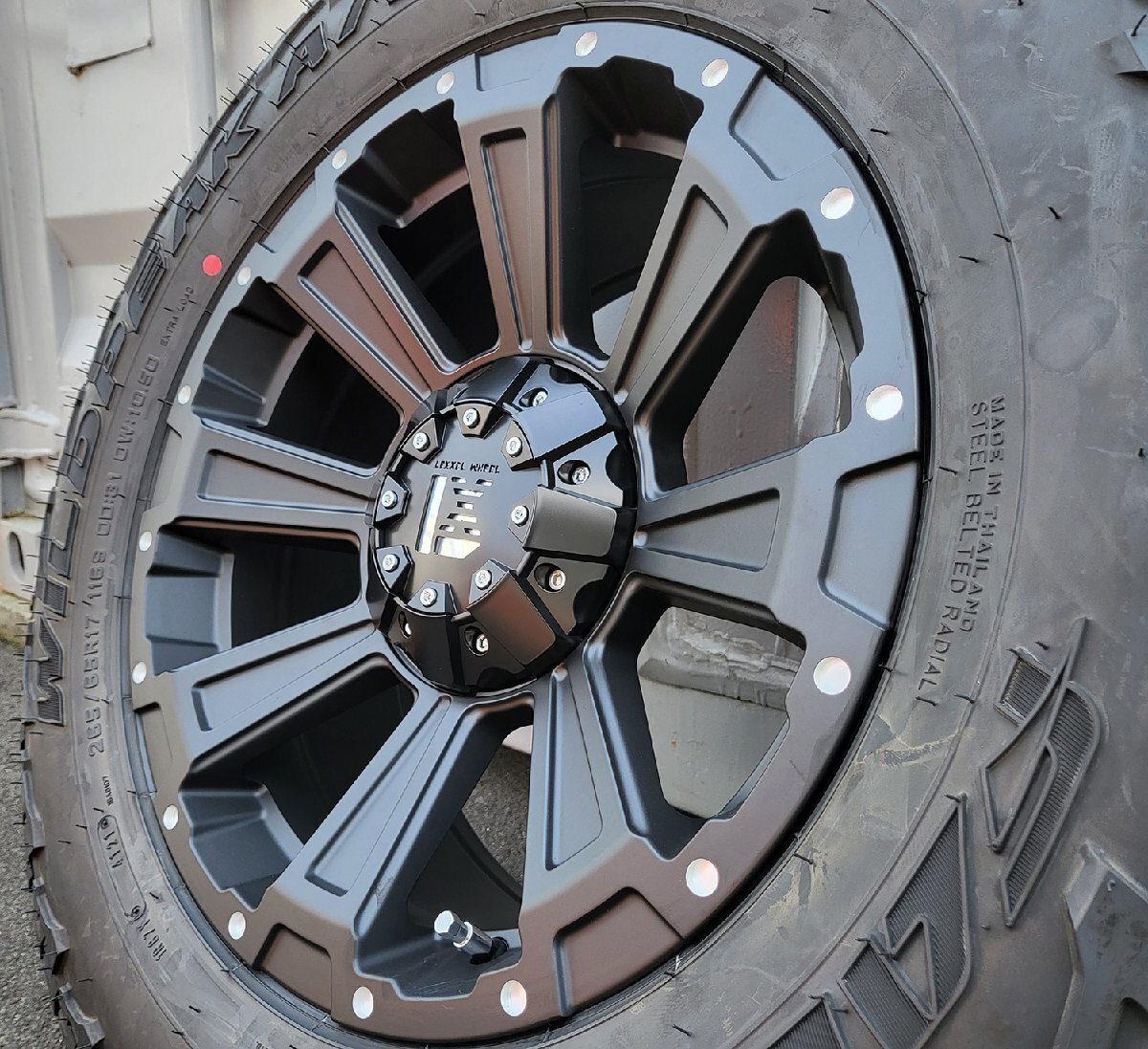 新品4本セット 17インチ タイヤホイール サーフ FJクルーザー プラド ハイラックス DeathRock FALKEN WILDPEAK A/T3W 265/65R17 265/70R17拍卖