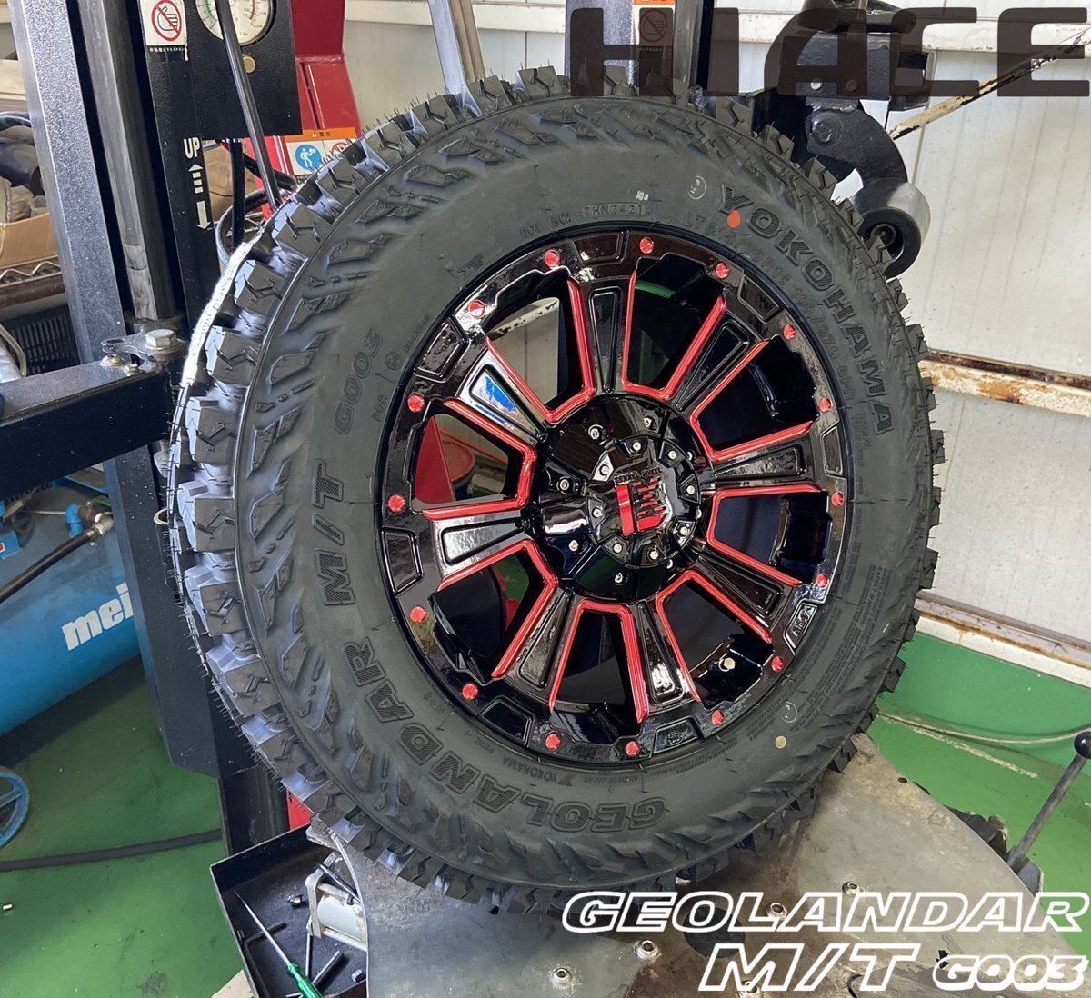 デリカD5 X-TRAIL LEXXEL DeathRock ヨコハマ ジオランダー MT G003 215/70R16 タイヤホイール16インチ 新品4本セット拍卖