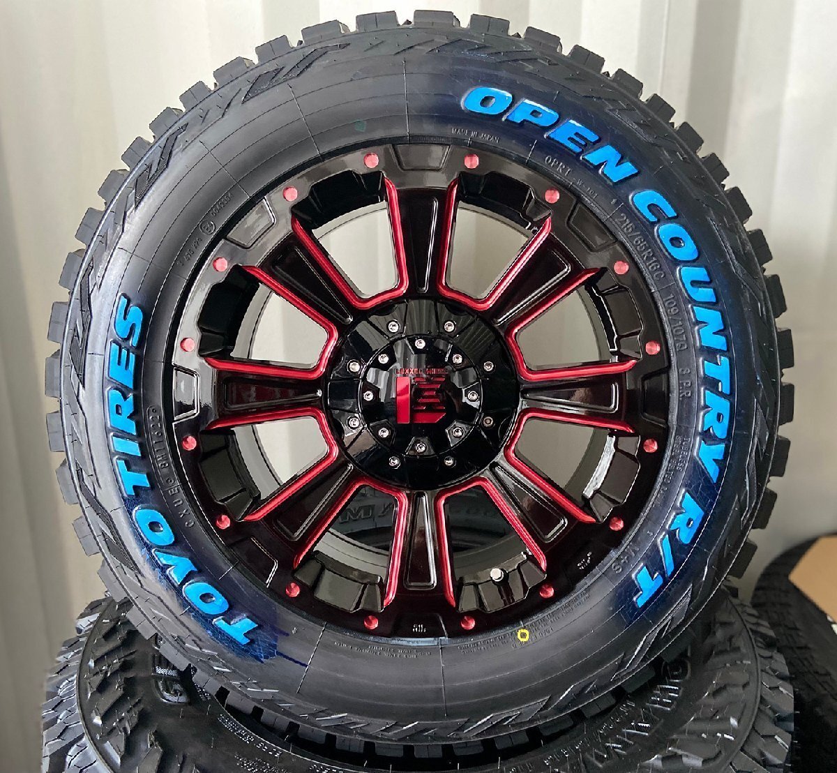 オフロード系 日産 セレナ トーヨー オープンカントリー RT 215/65R16 ホワイトレター LEXXEL【DeathRock】16インチ拍卖