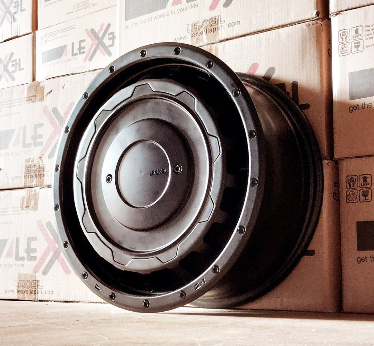 200系 HIACE ハイエース LEXXEL SwaGGer Old style ヨコハマ ジオランダー MT G003 215/70R16 タイヤホイールセット 16インチ拍卖