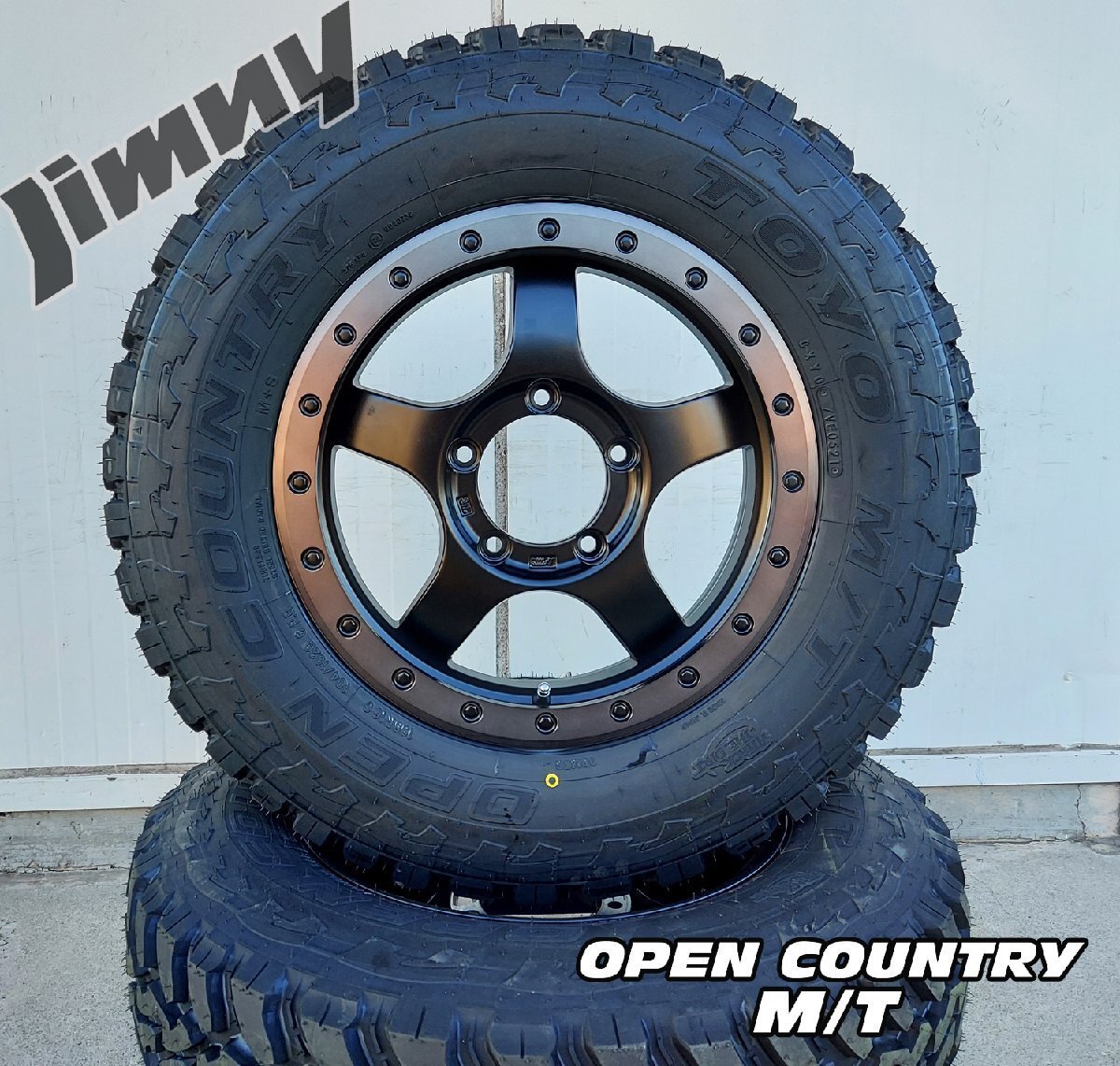 JB64 JB23 ジムニー専用 トーヨー オープンカントリー MT-R 195R16 タイヤホイールセット 16インチ TOYO拍卖