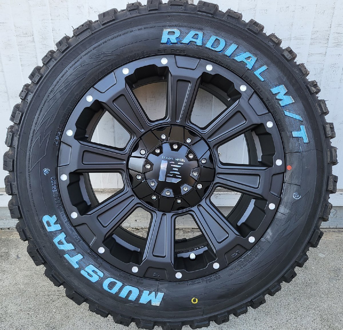 16インチ タイヤホイールセット DeathRock Mudstar マッドスター MT 215/65R16 215/70R16 デリカD5 エクストレイル C-HR クロスロード拍卖