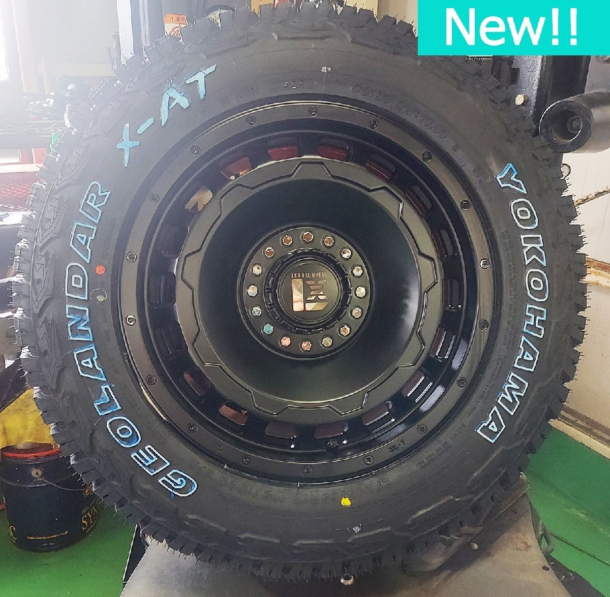 新作!!デリカD5 RAV4 CX8 CX5 エクスプローラー LEXXEL ヨコハマ ジオランダー X-AT 245/65R17 タイヤホイール 17インチ ホワイトレター拍卖