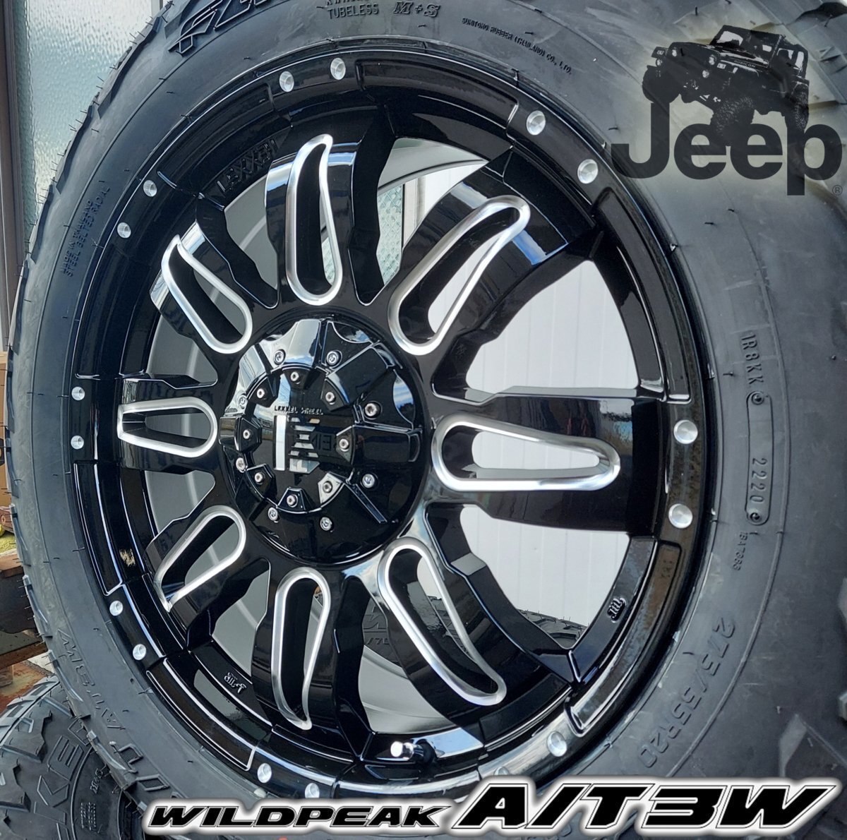 LEXXEL Balano JEEP ラングラー JL JK 20インチ ファルケン WILDEPEAK A/T03W 275/55R20 285/55R20拍卖