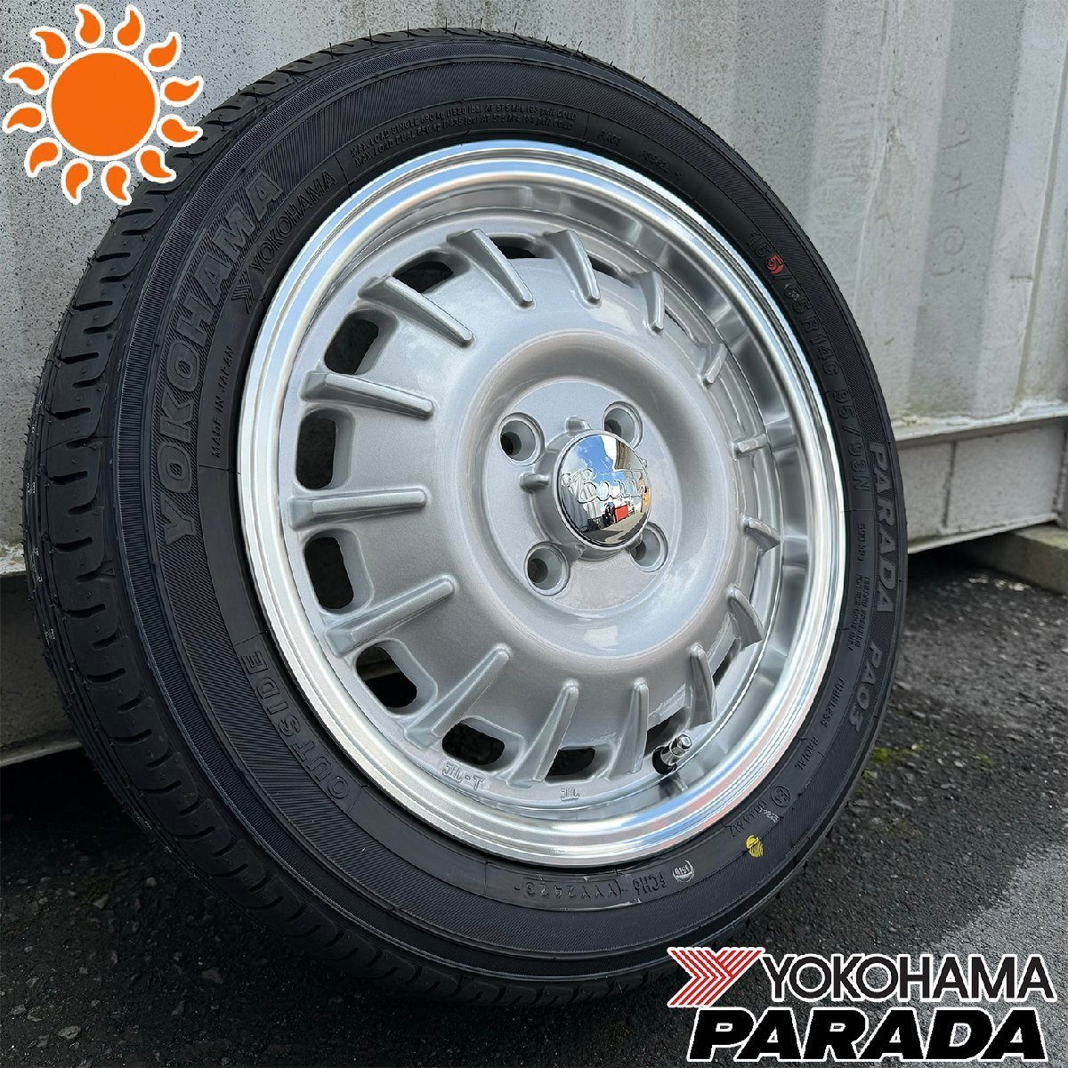 スペーシア デリカミニ ハイゼットジャンボ パレット パレットSW タイヤ ホイール セット 4本セット YOKOHAMA PARADA 165/55R14 Noel拍卖