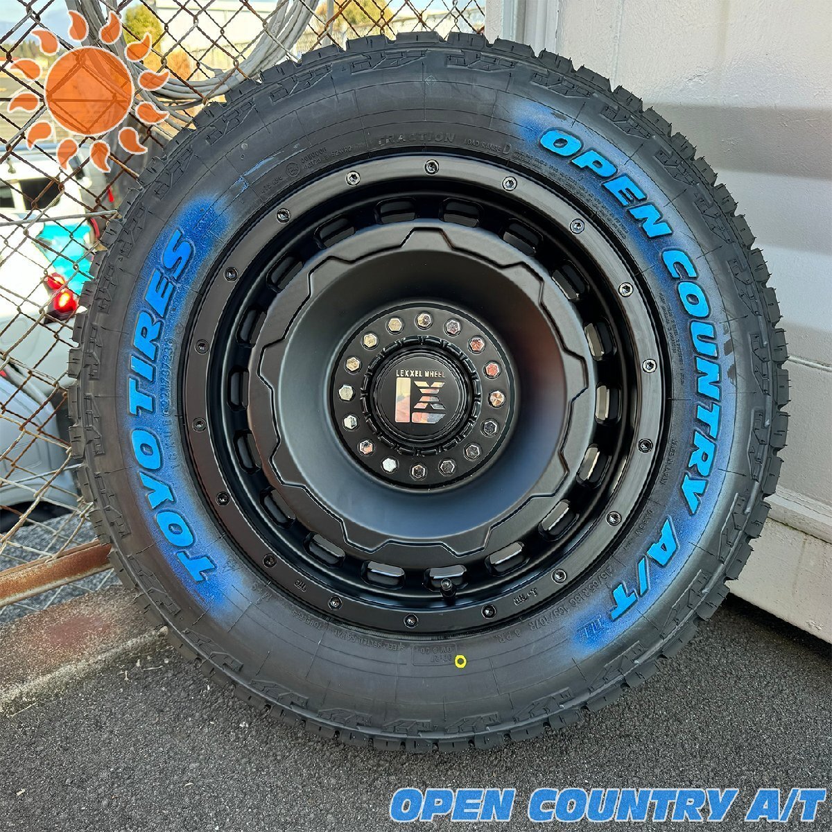 車検対応 ハイエース レジアスエース 16インチ タイヤホイールセット SwaGGer TOYO OPENCOUNTRY AT 215/65R16 1台分 ホワイトレター拍卖