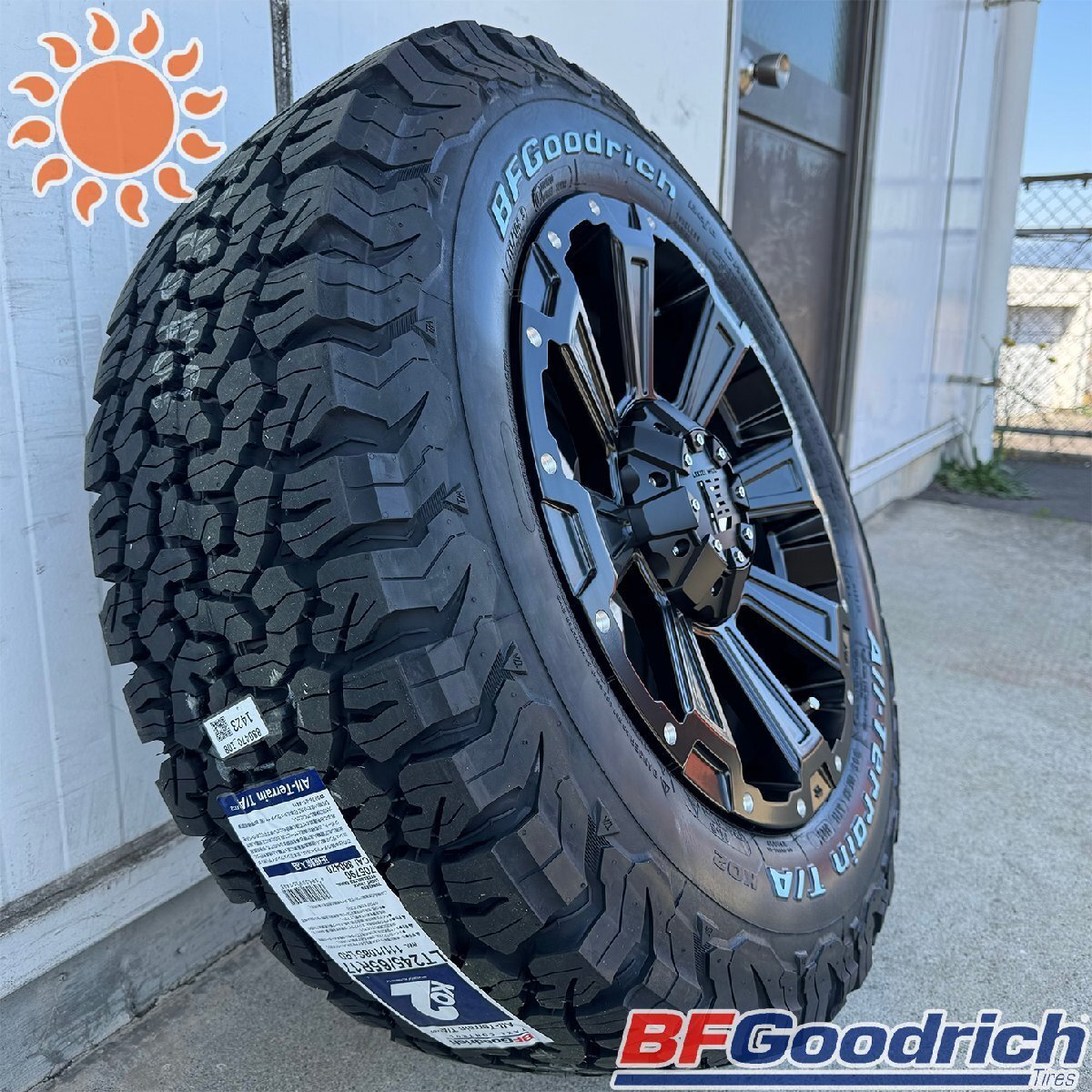 夏タイヤセット 4本組 エクストレイル 16インチ ホイール タイヤセット BF グッドリッチ KO2 225/70R16 235/70R16 215/70R16 DeathRock拍卖