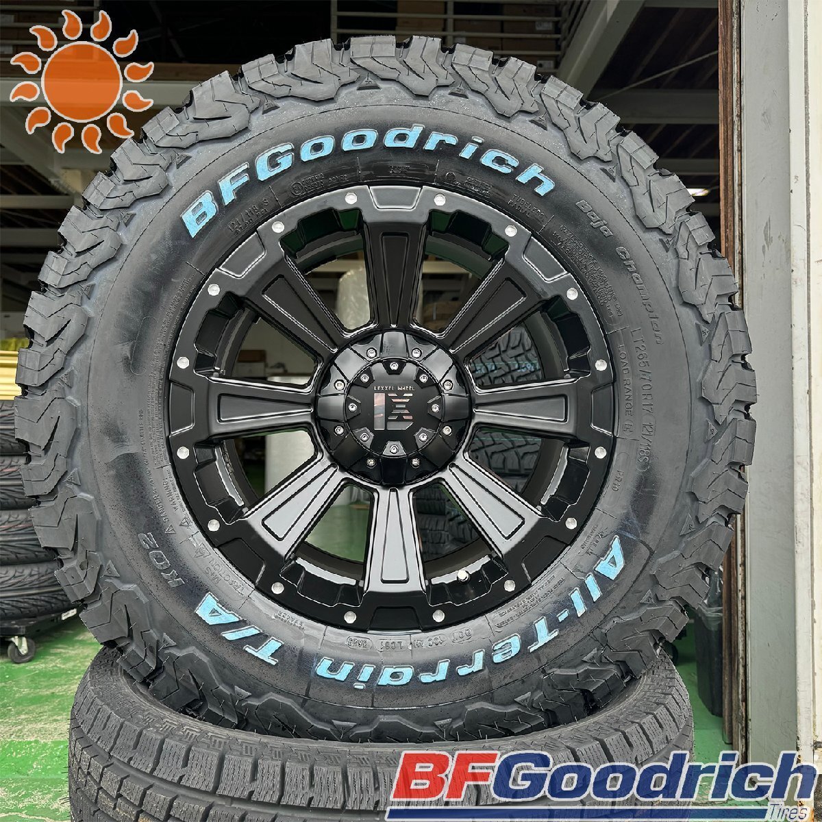 プラド ハイラックス パジェロ サーフ 17インチ タイヤホイール 4本セット BF Goodrich オールテレーン KO2 265/65R17 265/70R17 DeathRock拍卖
