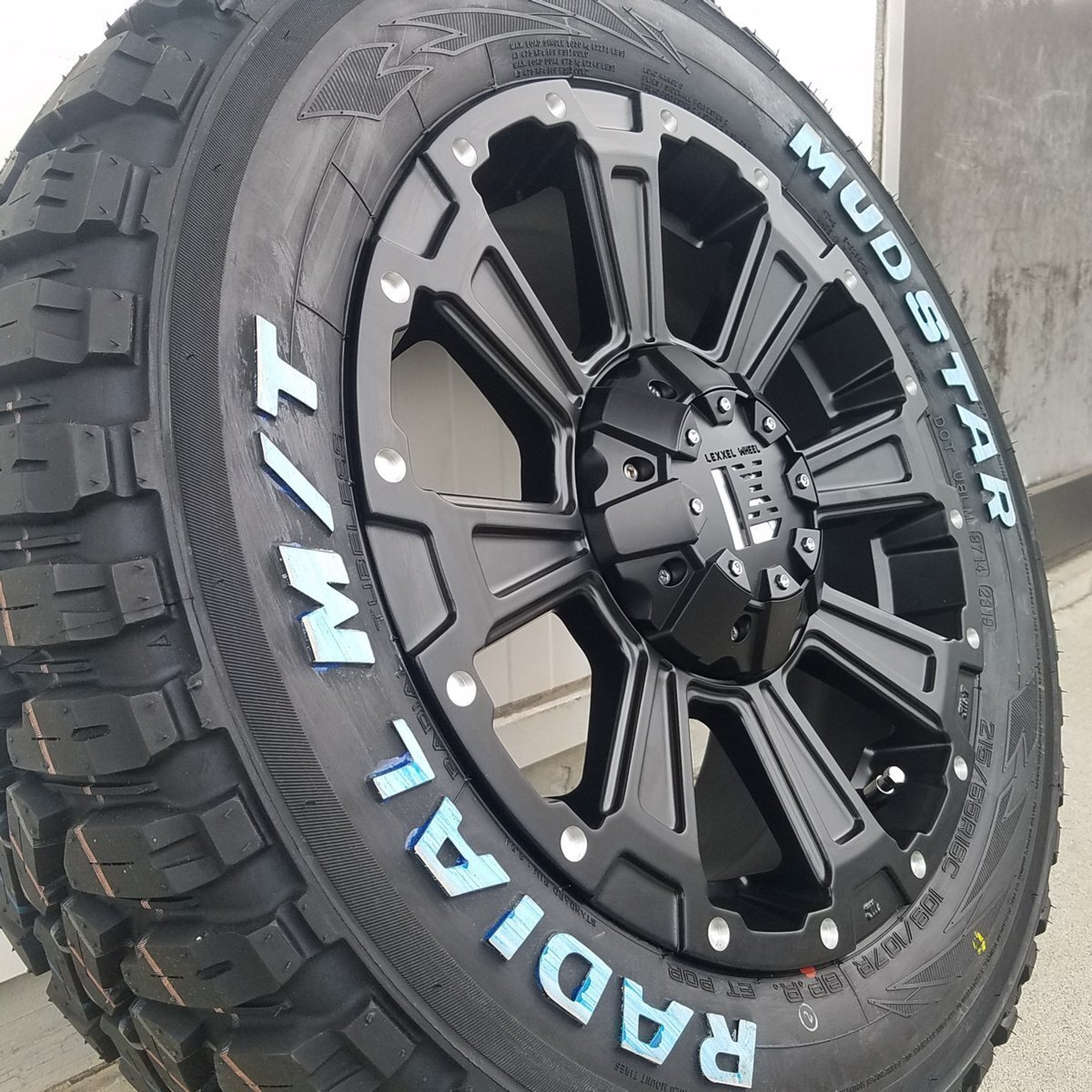 LEXXEL【DeathRock】デリカD5 エクストレイル CHR クロスロード ジューク等 16インチ マッドスター 215/65R16 215/70R16 ホワイトレター拍卖