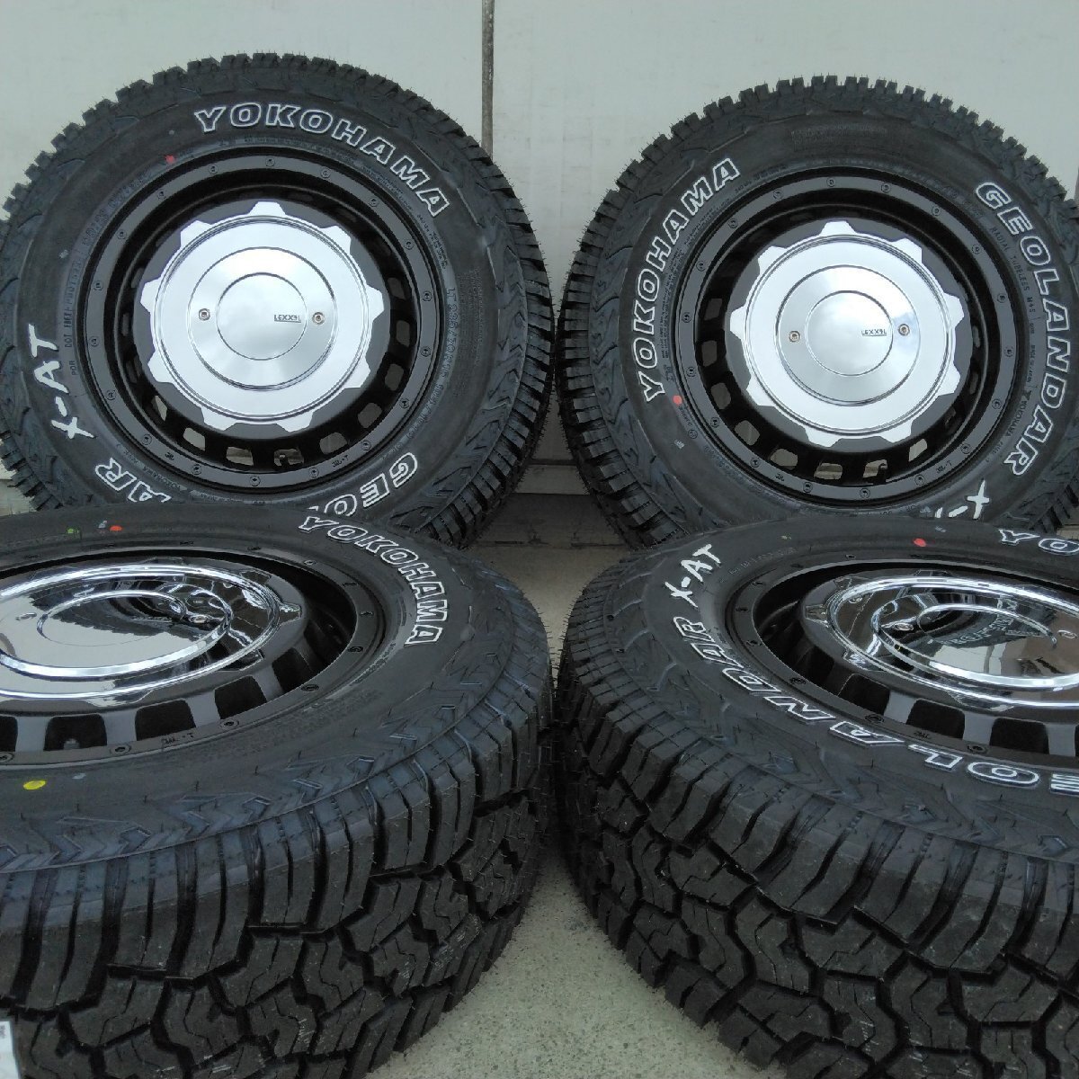 アルファード ステップワゴン プリウスα SwaGGer Oldstyle タイヤホイールセット 16インチ ヨコハマ ジオランダー X-AT 235/70R16拍卖