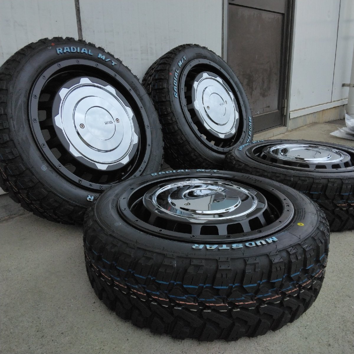 プリウス セレナ タイヤホイールセット 205/60R16 マッドスター ラヂアル MT LEXXEL SwaGGer スワッガー Oldstyle 16インチ拍卖