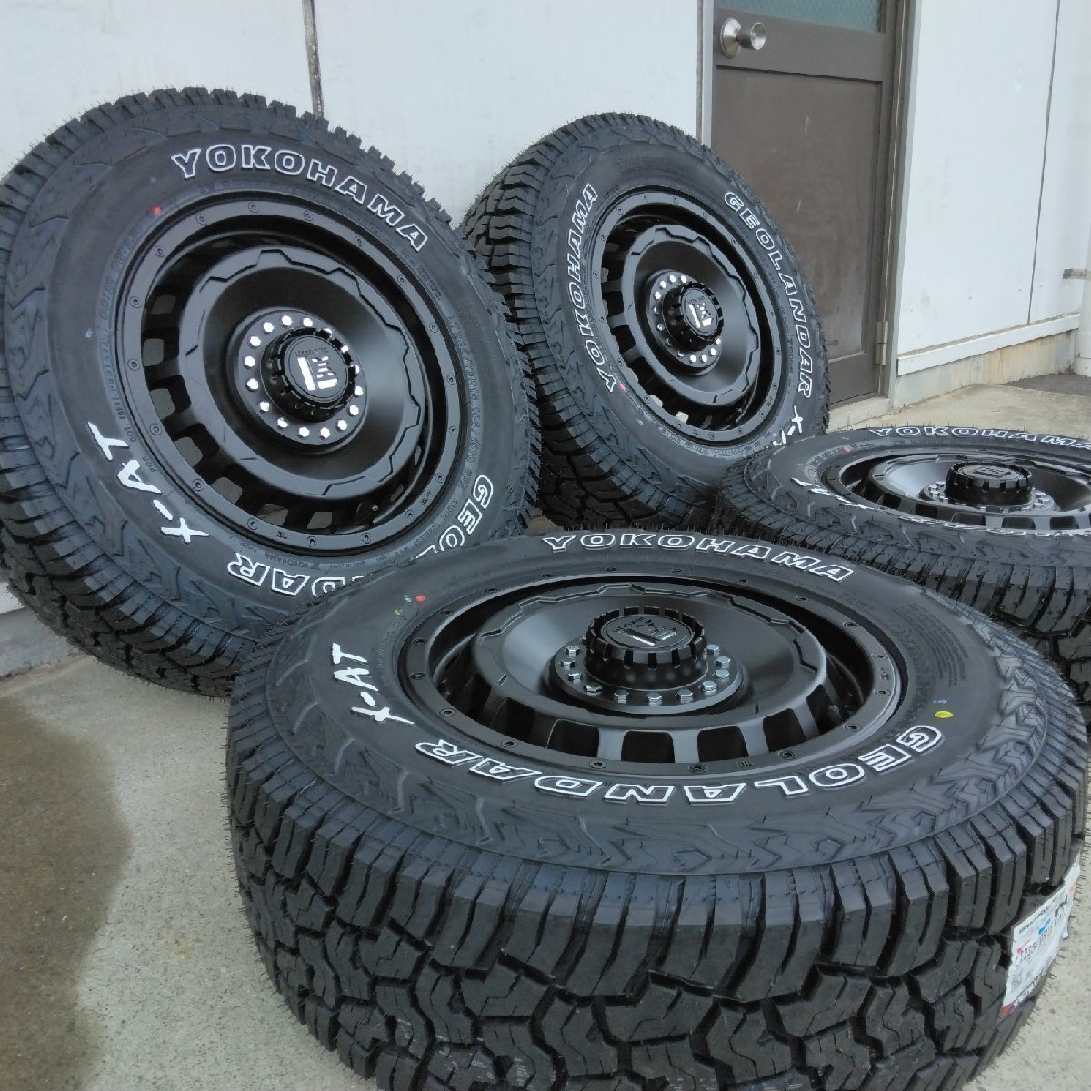 デリカ D5 タイヤホイールセット 235/70R16 ヨコハマ ジオランダー X-AT 16インチ SwaGGer拍卖