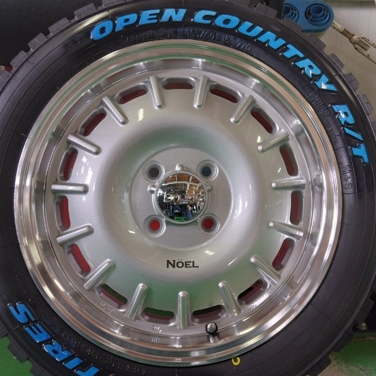 Noel ハスラー デリカミニ ウェイク スペーシアギア タイヤホイール トーヨー オープンカントリー RT 165/60R15 15インチ拍卖