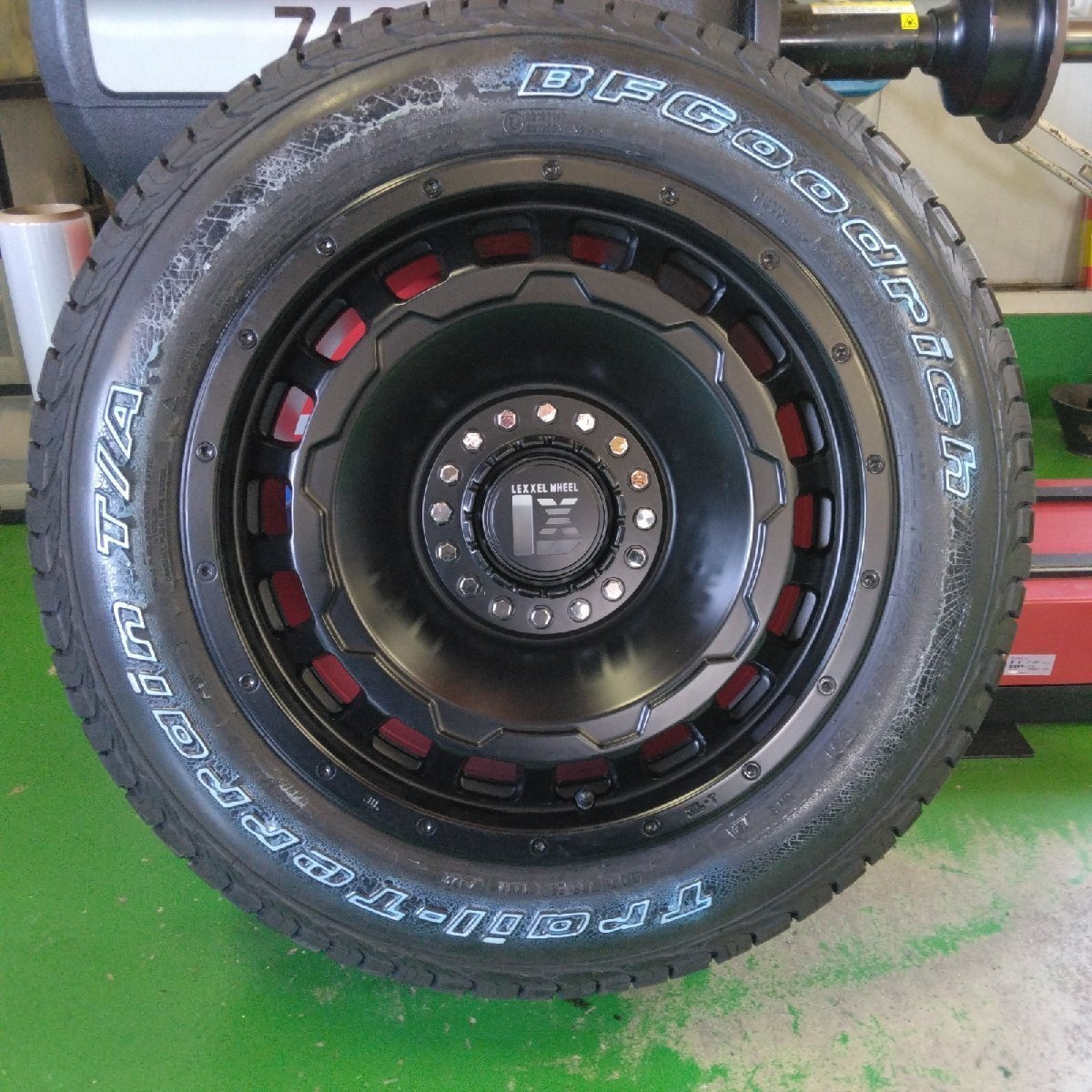 プラド サーフ ハイラックス FJ タイヤホイールセット 265/65R17 BFグッドリッチ トレールテレーン LEXXEL SwaGGer スワッガー 17インチ拍卖