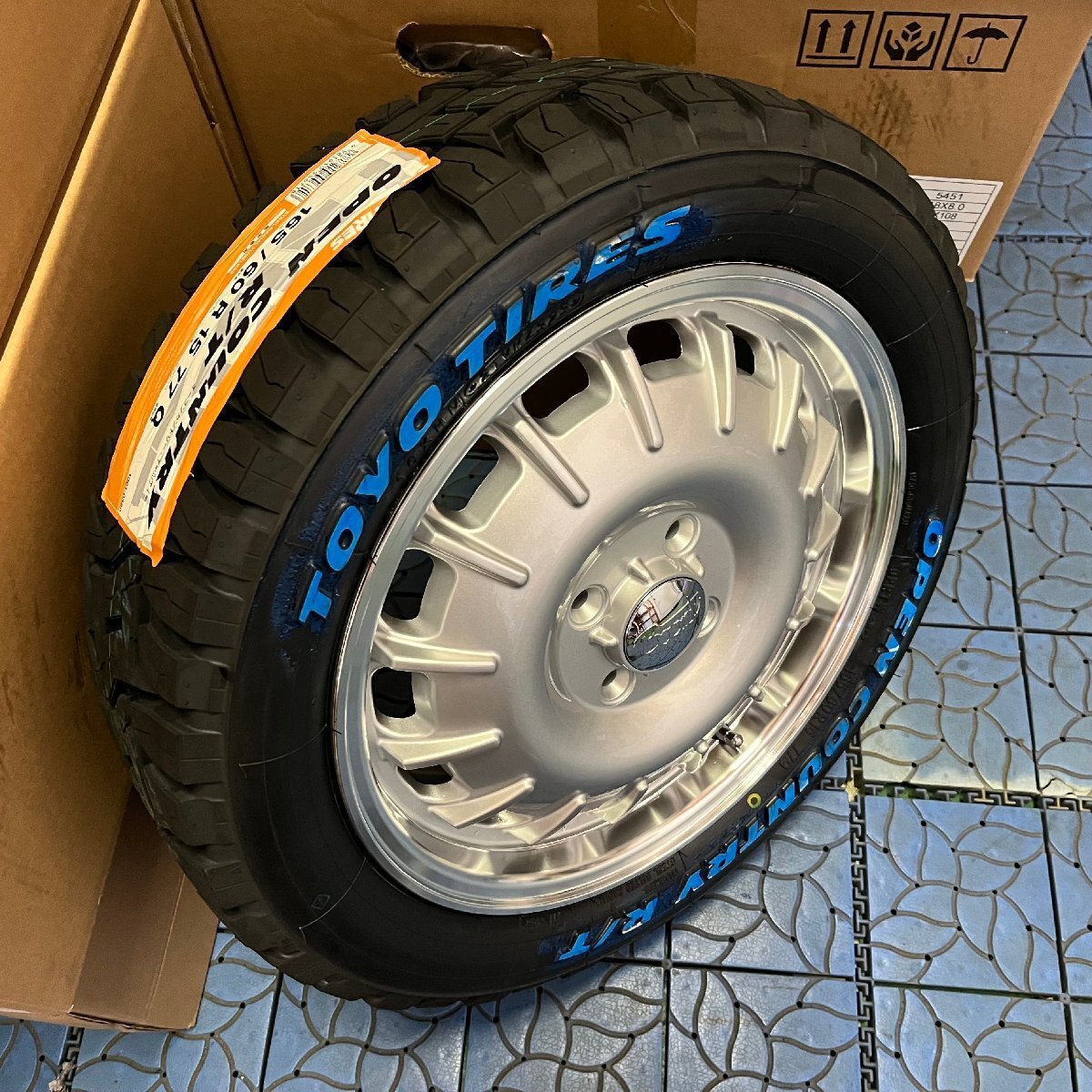 165/60R15 165/65R15 デリカミニ ハスラー タフト タイヤホイールセット 4本セット 15インチ Noel トーヨーオープンカントリーRT拍卖