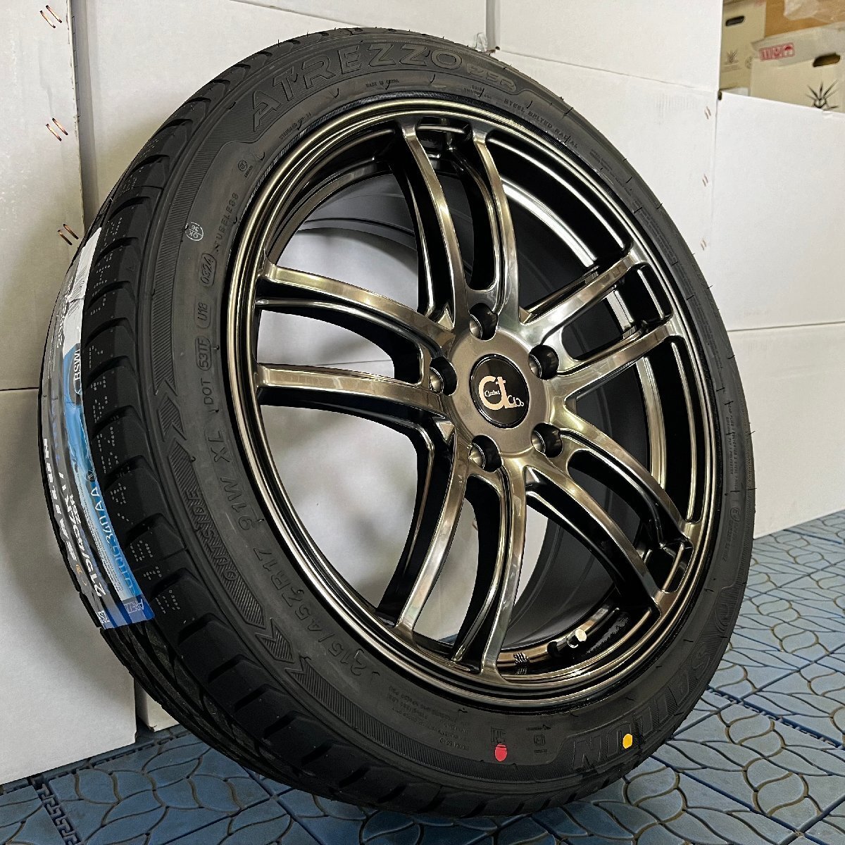 GRヤリス サマータイヤセット 新品 ホイール タイヤセット 17インチ 特選タイヤ 205/45R17 4本セット Archst(アーチスト)1台分 スポーツ拍卖