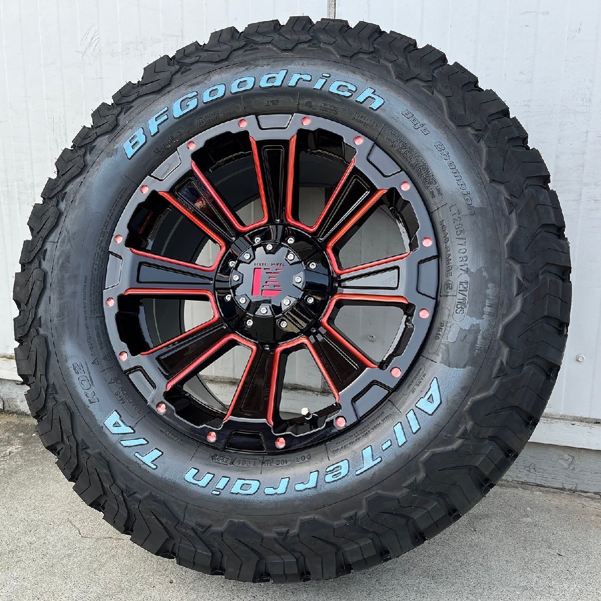 プラド ハイラックスサーフ FJ BF グッドリッチ オールテレーン KO2 265/65R17 265/70R17 285/70R17 タイヤホイール 17インチ DeathRock拍卖