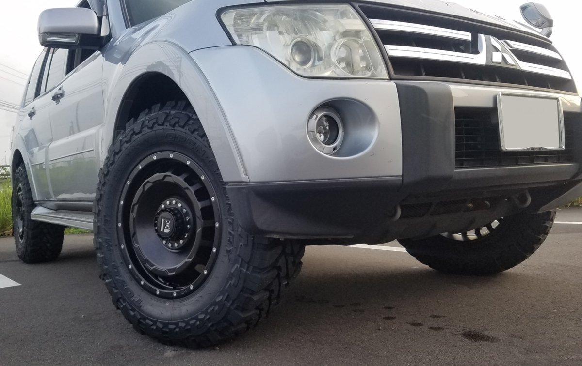 限定カラー プラド ハイラックス サーフ FJ H3 パジェロ トーヨー オープンカントリー MT 265/70R17 265/65R17 タイヤホイール17インチ拍卖