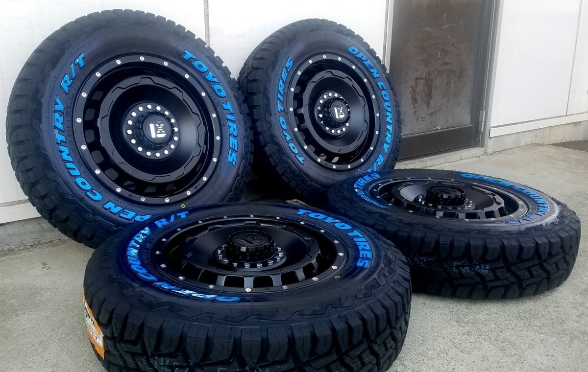 ジムニー JB64 JB23 JA LEXXEL SwaGGer トーヨー オープンカントリー RT 235/70R16 タイヤホイールセット 16インチ ホワイトレター拍卖