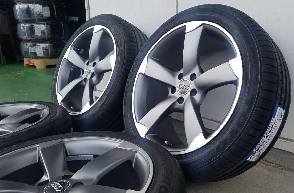 Audi Q5(FY/8R) 20インチ 国産タイヤホイールセット 20x9.0 +35 112-5H トーヨー プロクセス スポーツ SUV 255/45R20 4本セット 1台分拍卖