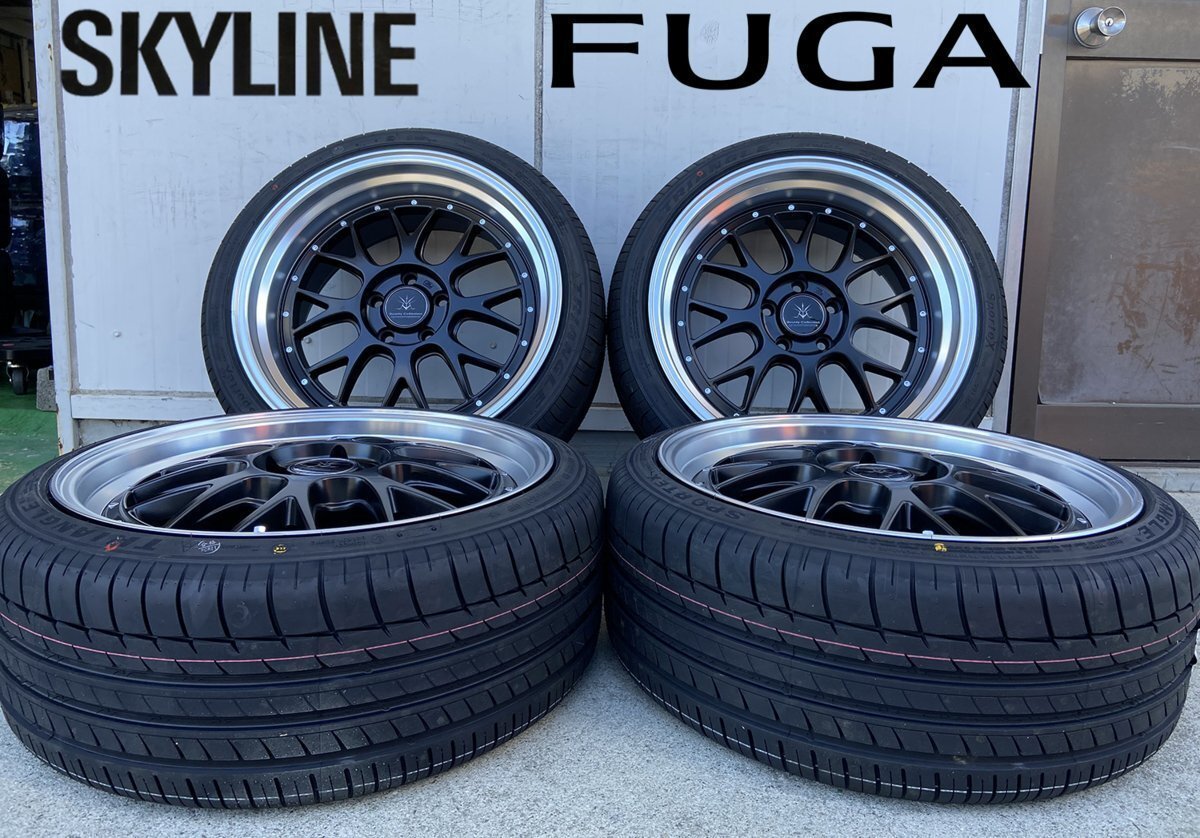 深リム トヨタ セルシオ 20/30系 タイヤホイールセット 19インチ BD00 特選タイヤ 新品4本拍卖