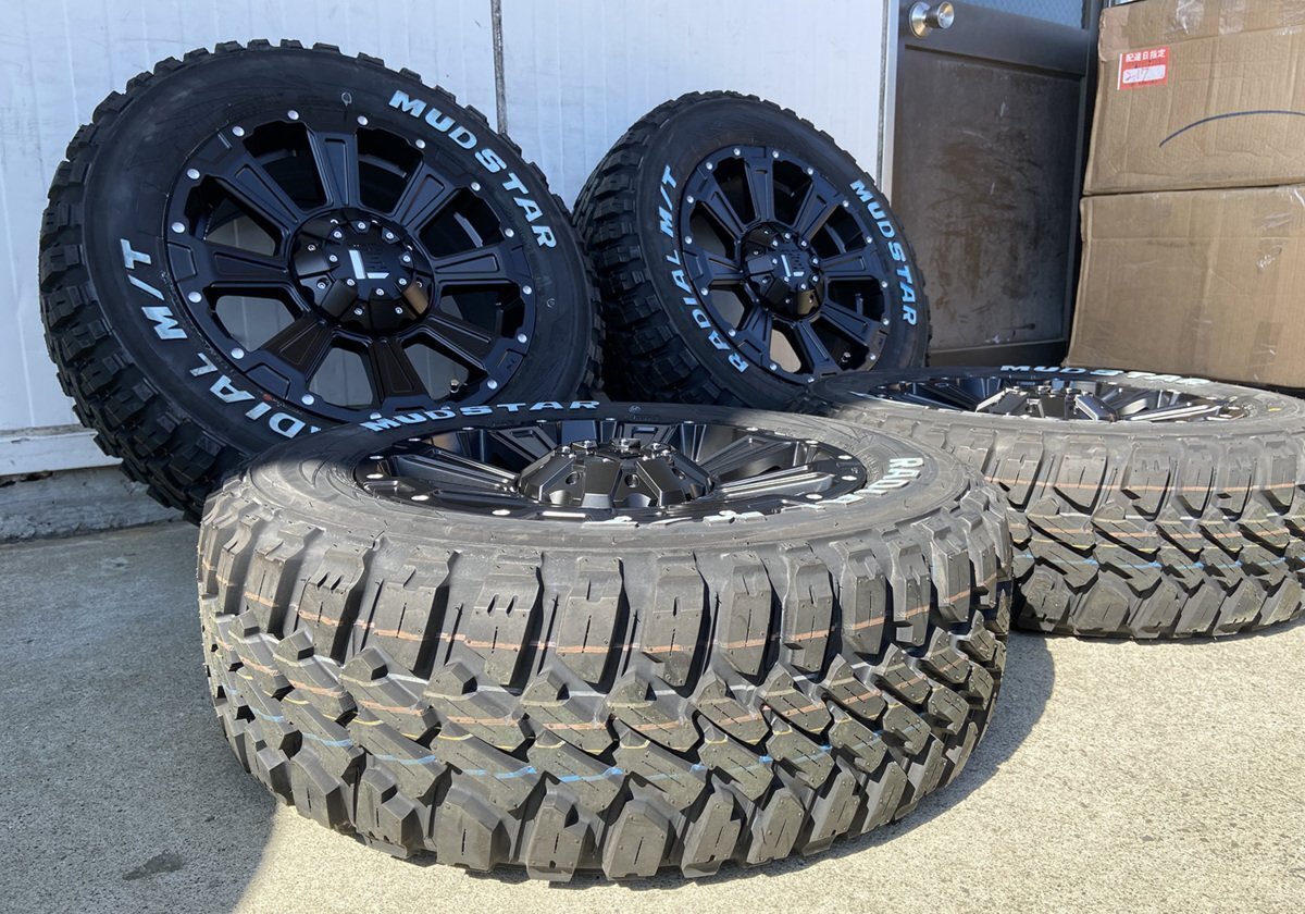 LEXXEL【DeathRock】デリカD5 エクストレイル CHR クロスロード ジューク等 16インチ マッドスター 215/65R16 215/70R16 ホワイトレター拍卖