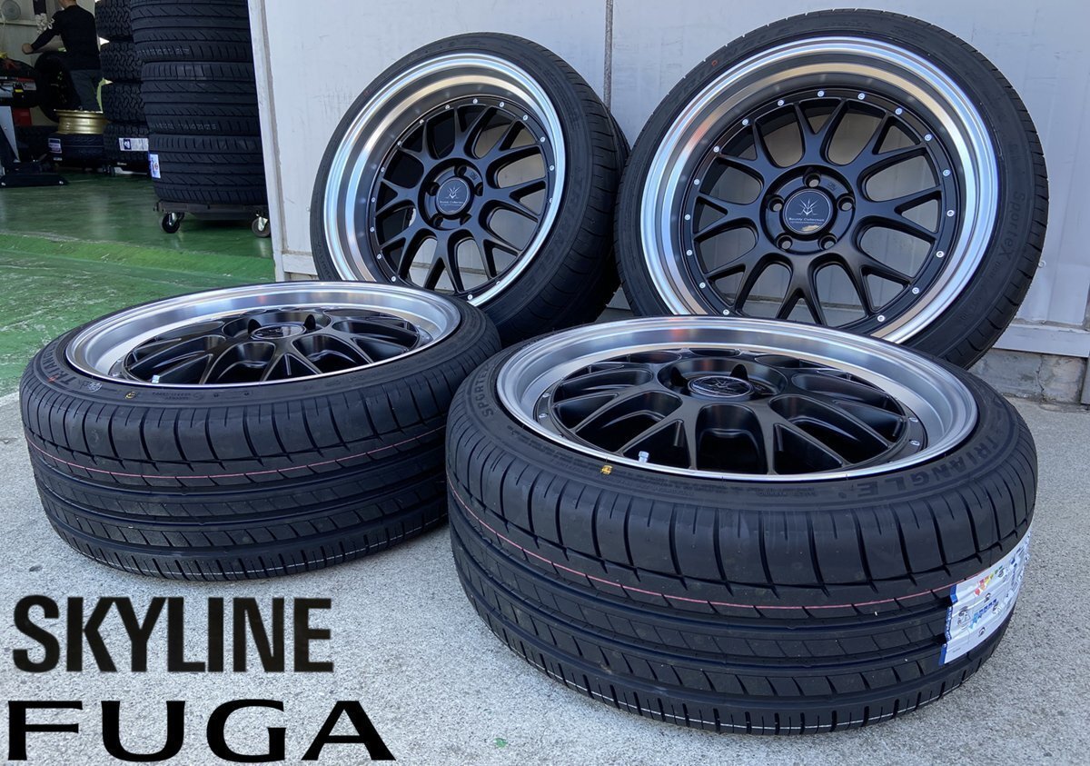 フーガ Y50/51系 スカイライン V35/V36 フェアレディーZ Z34 BD00 19インチ タイヤホイール 特選タイヤ 新品 4本セット拍卖