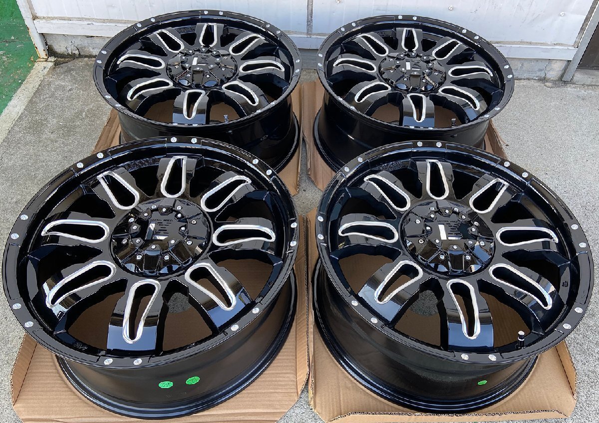 LEXXEL Balano ラングラー JK JL デリカ RAV4 17インチ ホイールのみ4本セット拍卖