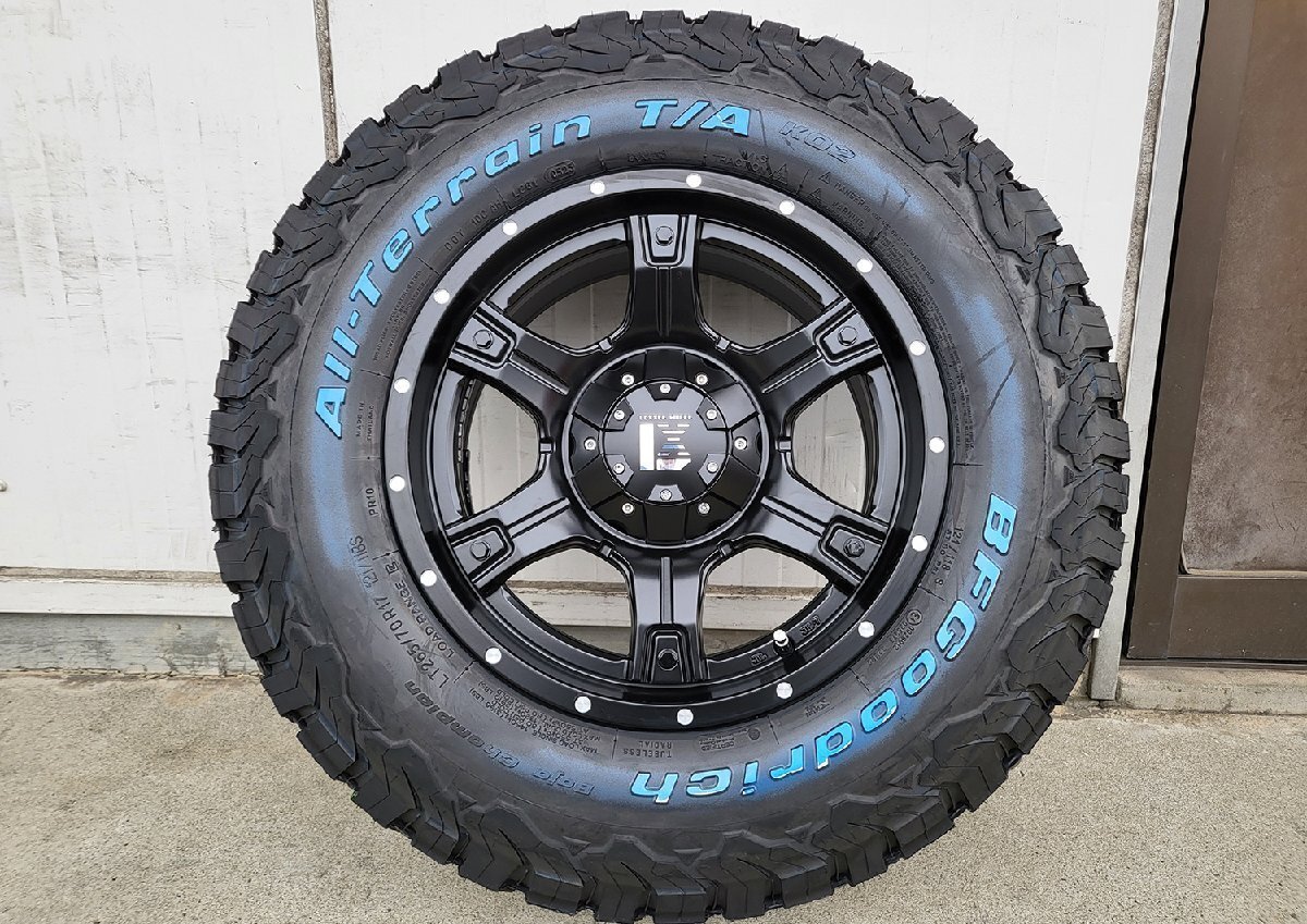 プラド ハイラックス サーフ FJ BFグッドリッチ オールテレーン KO2 265/65R17 265/70R17 タイヤホイール 17インチ OutLaw拍卖