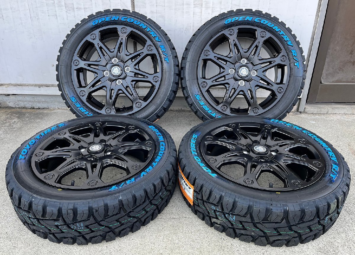 軽バン アトレーワゴン タイヤホイール 4本セット トーヨー オープンカントリーRT 165/60R15 15インチ MUD-X ホワイトレター拍卖