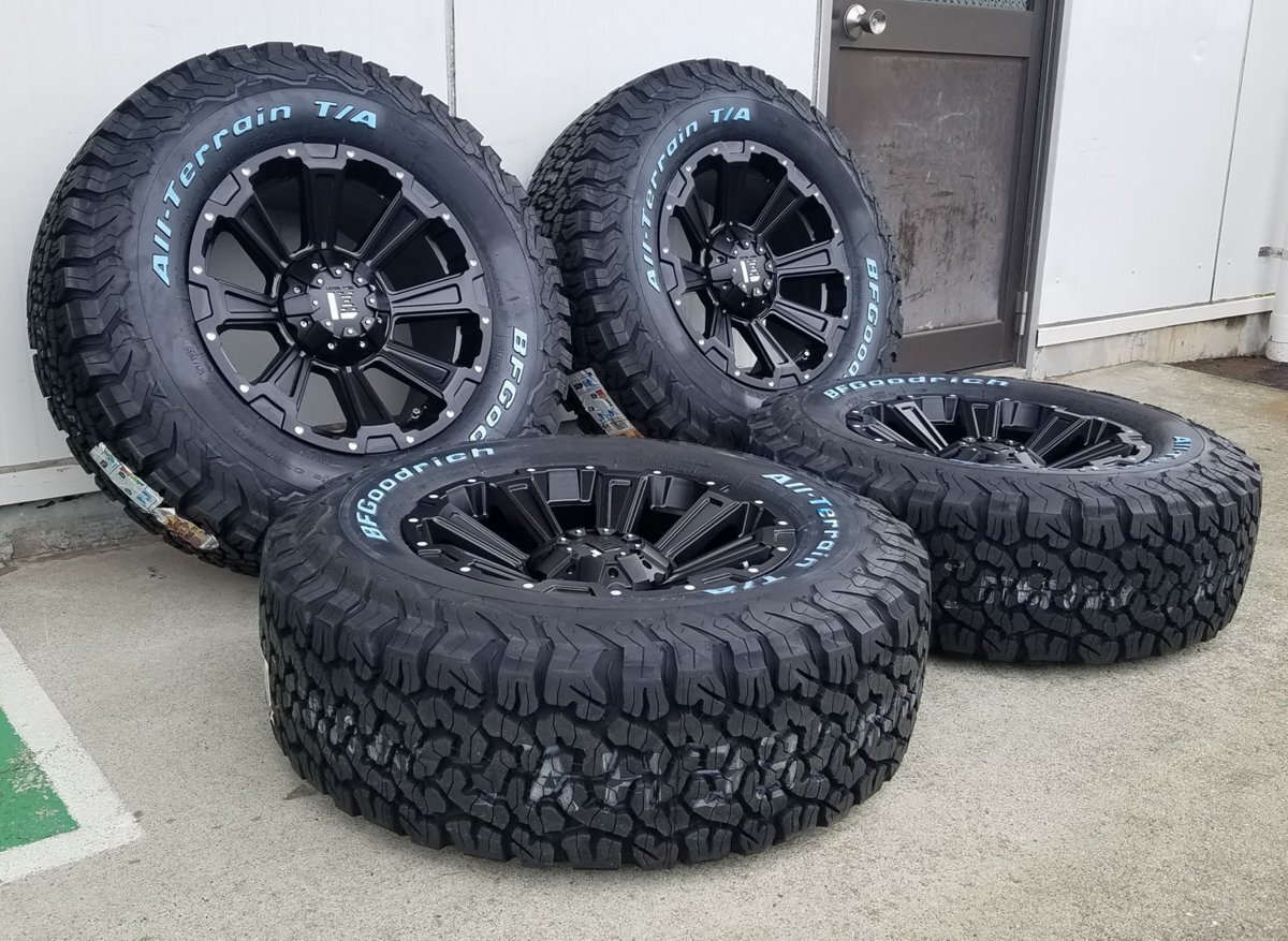 D5 CX8 CX5 RAV4 エクストレイル イヴォーク タイヤホイール BF グッドリッチ オールテレーン ホワイトレター 225/70R17 245/65R17 17イン拍卖