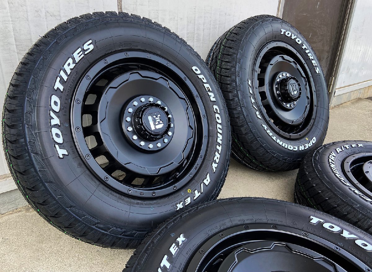 ジムニー シエラ JB64 タイヤホイール 4本セット 1台分 16インチ トーヨー オープンカントリー AT EX 215/70R16 ホワイトレター SwaGGer拍卖