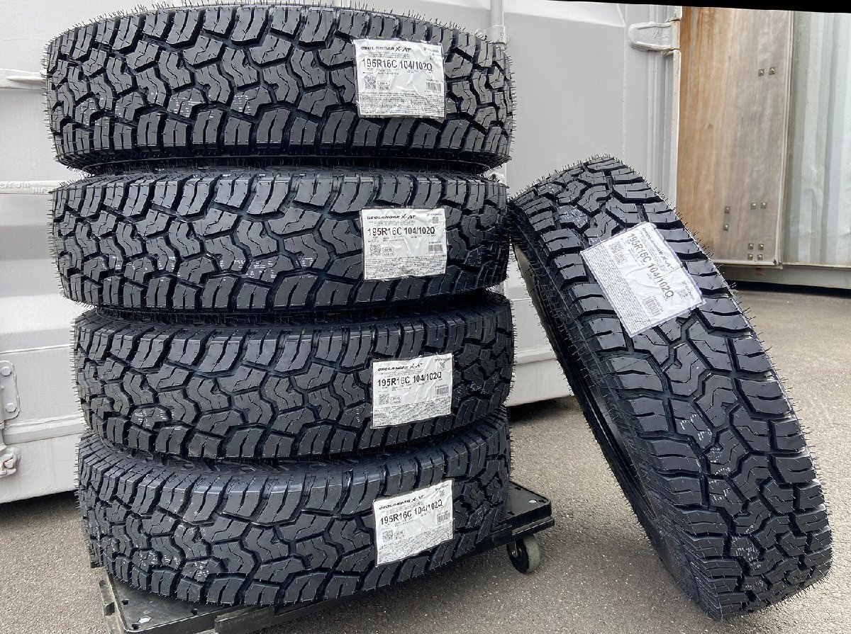 5本set(背面用付き)ジムニー JIMNY JB64 JB23 JA12 JA11 ヨコハマ ジオランダーX-AT 195R16 タイヤホイール 16インチ拍卖