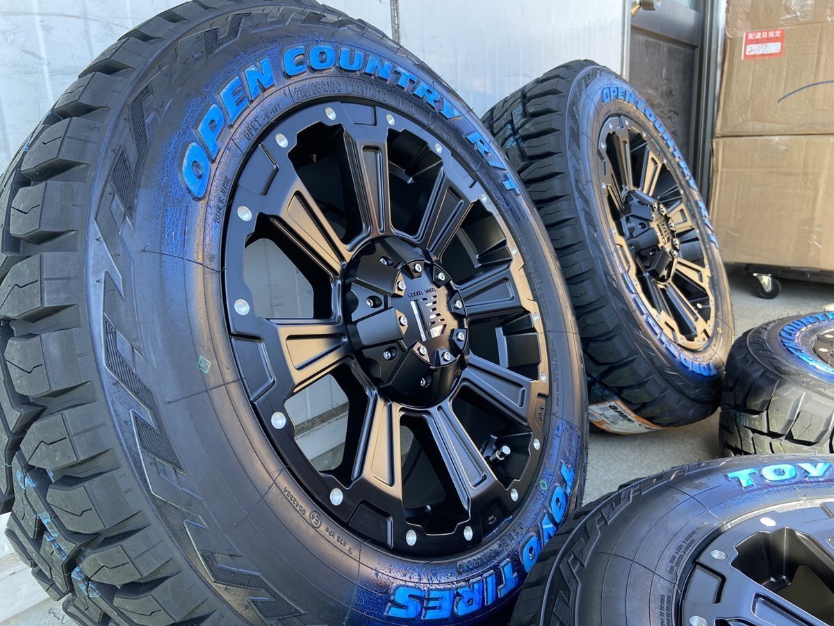 車検対応 トーヨー オープンカントリー RT 215/65R16 C ホワイトレター LEXXEL【DeathRock】ハイエース200系 レジアスエース 16インチ拍卖