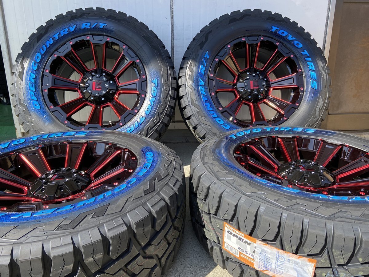 サマータイヤ プラド ハイラックス サーフ TOYO オープンカントリーRT 265/70R17 265/65R17 285/70R17 DeathRock 17インチ拍卖