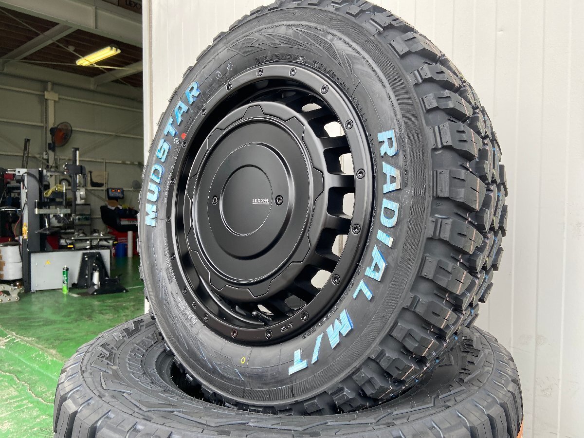 【新品】ステップワゴン タイヤホイール4本セット マッドスターラジアルMT 205/60R16 純正タイヤサイズ LEXXEL SwaGGer Old style拍卖