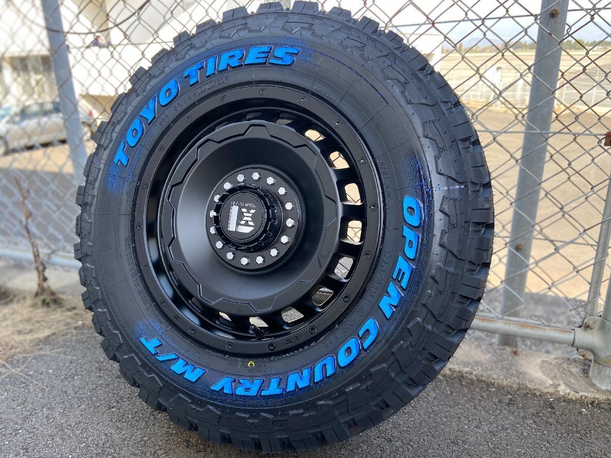 ジムニー シエラ JB74 タイヤホイール 4本セット 1台分 TOYO オープンカントリーMT 225/75R16 16インチ LEXXEL SwaGGer拍卖