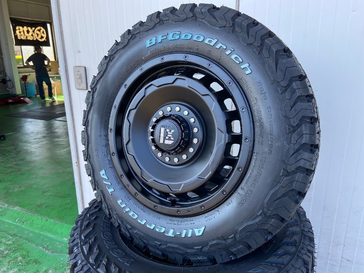 LEXXEL SwaGGer 120/150プラド FJクルーザー H3 BF グッドリッチ KO2 AT 265/65R17 265/70R17 タイヤホイール 4本セット拍卖