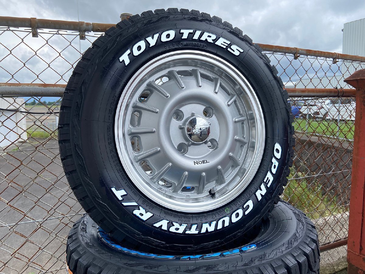 165/60R15 165/65R15 デリカミニ ハスラー タフト タイヤホイールセット 4本セット 15インチ Noel トーヨーオープンカントリーRT拍卖