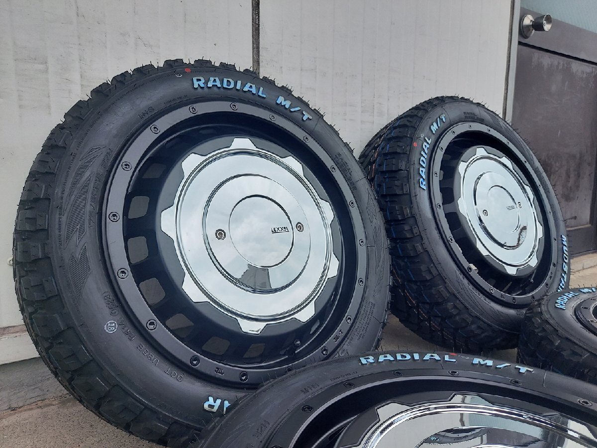 プリウス ステップワゴン VOXY LEXXEL SwaGGer Mudstar Radial MT 205/60R16 タイヤホイール 16インチ ホワイトレター拍卖