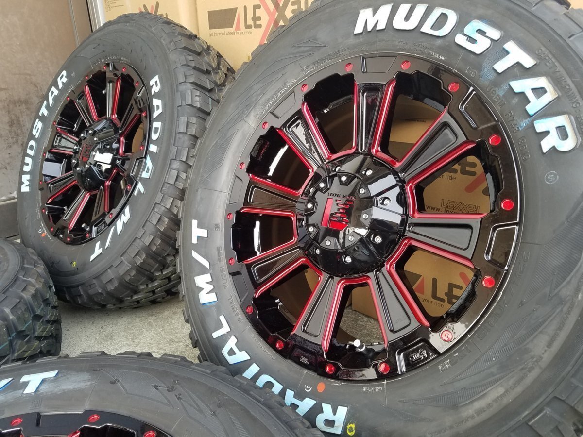 新色 LEXXEL【DeathRock】デリカD5 エクストレイル CHR クロスロード等 16インチ Mudstar Radial MT 225/70R16 215/70R16 215/65R16拍卖