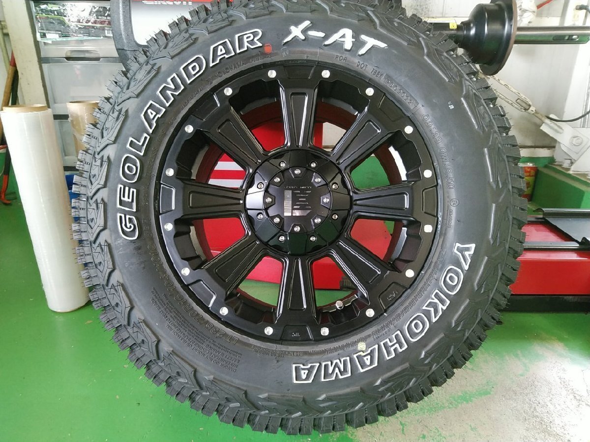 YOKOHAMA ジオランダー X-AT 235/70R16 デリカ D5 CX5 RAV4 アウトランダー タイヤホイールセット LEXXEL DeathRock拍卖