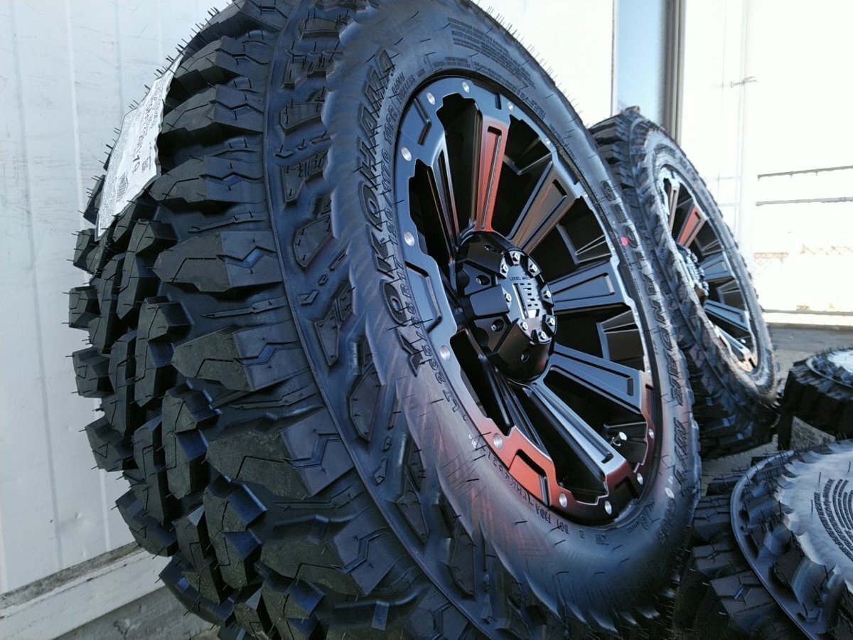 プラド ハイラックス サーフ FJクルーザー H3 マッド ヨコハマ ジオランダー MT G003 265/70R17 285/70R17 17インチ De拍卖