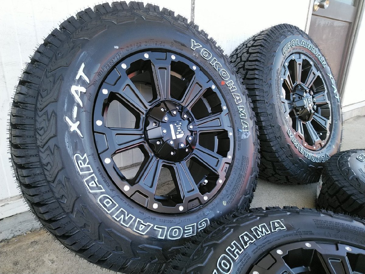 デリカ D5 CX5 RAV4 タイヤホイールセット YOKOHAMA ジオランダー X-AT 235/70R16 LEXXEL DeathRock拍卖
