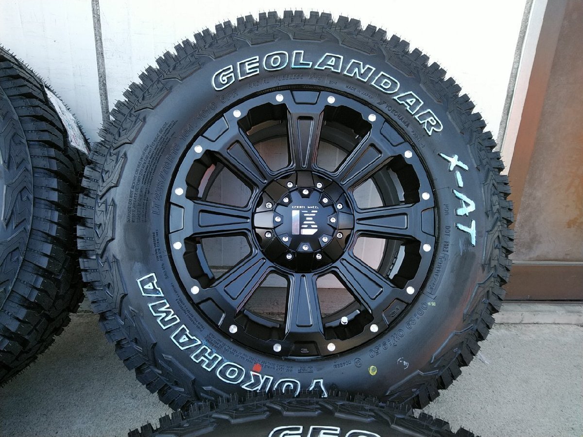 サマータイヤ 235/70R16 YOKOHAMA ジオランダー X-AT タイヤホイール DeathRock デリカ D5 CX5 RAV4 アウトランダー拍卖